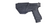 Pistolera Interior derecha en Kydex Negro Mate c/laser/linterna CHICA