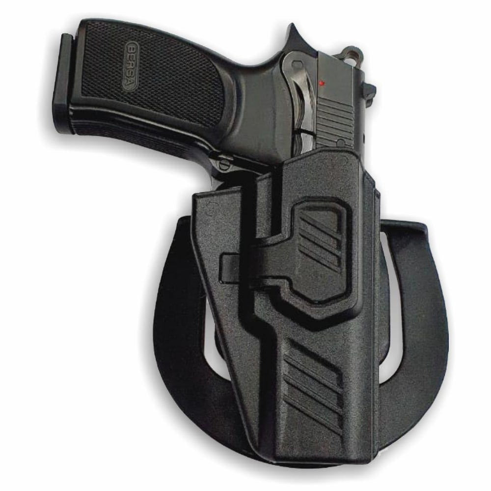 Pistolera Exterior Nivel II Botón Lateral – Fundas Houston